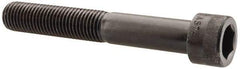 Made in USA - 7/8-9 UNC Hex Socket Drive, Socket Cap Screw - Alloy Steel, Black Oxide Finish, Partially Threaded, 6" Length Under Head - Caliber Tooling