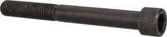 Made in USA - 7/8-9 UNC Hex Socket Drive, Socket Cap Screw - Alloy Steel, Black Oxide Finish, Partially Threaded, 8" Length Under Head - Caliber Tooling