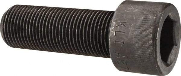 Made in USA - 7/8-14 UNF Hex Socket Drive, Socket Cap Screw - Alloy Steel, Black Oxide Finish, Fully Threaded, 2-1/2" Length Under Head - Caliber Tooling