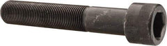 Made in USA - 7/8-14 UNF Hex Socket Drive, Socket Cap Screw - Alloy Steel, Black Oxide Finish, Partially Threaded, 5" Length Under Head - Caliber Tooling