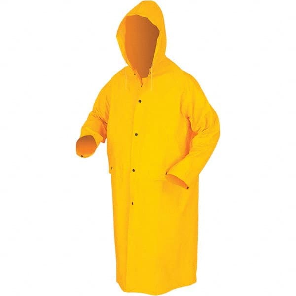 MCR Safety - Size 4XL Yellow Rain Coat - Caliber Tooling