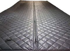 Singer Safety - 6' Long x 48" Wide, Fiberglass Panel - ASTM E-84 Specification, Metallic Gray - Caliber Tooling