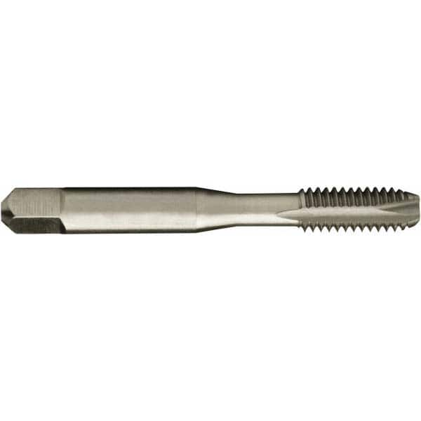 Greenfield Threading - #2-56 UNC 2B 2 Flute Bright Finish High Speed Steel Spiral Point Tap - Caliber Tooling