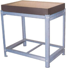 Value Collection - 24" Long x 18" Wide x 36" High, Granite & Steel Inspection Surface Plate Stand with Surface Plate - Includes 640-0140 Surface Plate, 640-1010 Stand - Caliber Tooling