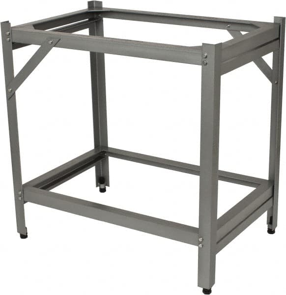 Value Collection - 36" Long x 24" Wide x 36" High, Steel Stationary Inspection Surface Plate Stand - Gray, For Use with MHC Surface Plates - Caliber Tooling