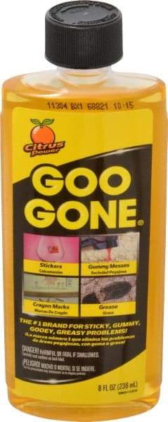 Value Collection - 8 oz Bottle Adhesive Remover - Removes Crayon, Grease, Gum, Stickers, Tape & Tar - Caliber Tooling