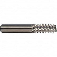 M.A. Ford - 0.8mm Diam, End Mill End, Solid Carbide Diamond Pattern Router Bit - 1-1/2" OAL - Caliber Tooling