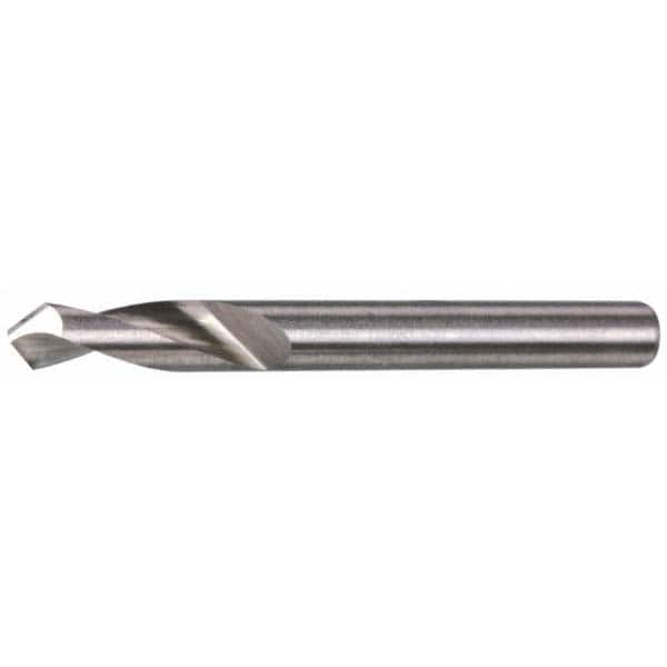 Accupro - 6mm Body Diam, 90°, 63mm OAL, Solid Carbide Spotting Drill - Caliber Tooling