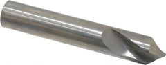 Made in USA - 1/2" Body Diam, 90°, 3" OAL, Solid Carbide Spotting Drill - Caliber Tooling