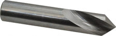 Made in USA - 3/4" Body Diam, 90°, 4" OAL, Solid Carbide Spotting Drill - Caliber Tooling