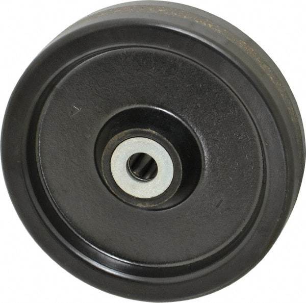 Albion - 5 Inch Diameter x 1-1/4 Inch Wide, Phenolic Caster Wheel - 400 Lb. Capacity, 1-3/8 Inch Hub Length, 1/2 Inch Axle Diameter, Roller Bearing - Caliber Tooling