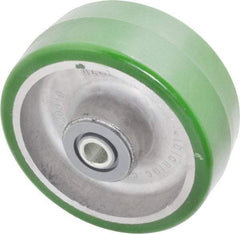 Albion - 5 Inch Diameter x 2 Inch Wide, Polyurethane Caster Wheel - 1,050 Lb. Capacity, 2-7/16 Inch Hub Length, 1/2 Inch Axle Diameter, Roller Bearing - Caliber Tooling