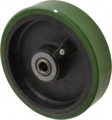 Albion - 6 Inch Diameter x 1-1/2 Inch Wide, Polyurethane Caster Wheel - 840 Lb. Capacity, 2-7/16 Inch Hub Length, 1/2 Inch Axle Diameter, Roller Bearing - Caliber Tooling