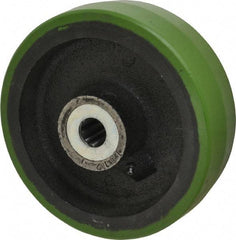 Albion - 8 Inch Diameter x 2-1/2 Inch Wide, Polyurethane Caster Wheel - 2,010 Lb. Capacity, 3-1/4 Inch Hub Length, 1 Inch Axle Diameter, Roller Bearing - Caliber Tooling