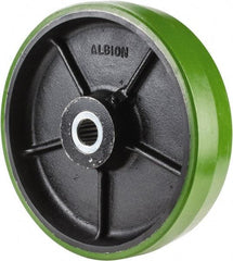 Albion - 12 Inch Diameter x 3 Inch Wide, Polyurethane Caster Wheel - 3,420 Lb. Capacity, 3-1/4 Inch Hub Length, 1-1/4 Inch Axle Diameter, Roller Bearing - Caliber Tooling