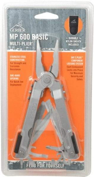 Gerber - 14 Piece, Multi-Tool Set - 6-1/2" OAL, 5" Closed Length - Caliber Tooling