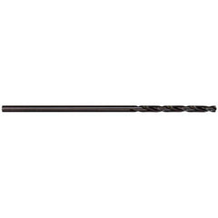 #44 1-1/8″ Flute Length 135° High Speed Steel Aircraft Extension Drill Oxide Finish, 0.086″ Diam Straight-Cylindrical Shank, Split Point, Self-Centering, Series 912