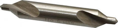 Interstate - #5 Plain Cut 60° Incl Angle High Speed Steel Combo Drill & Countersink - Caliber Tooling