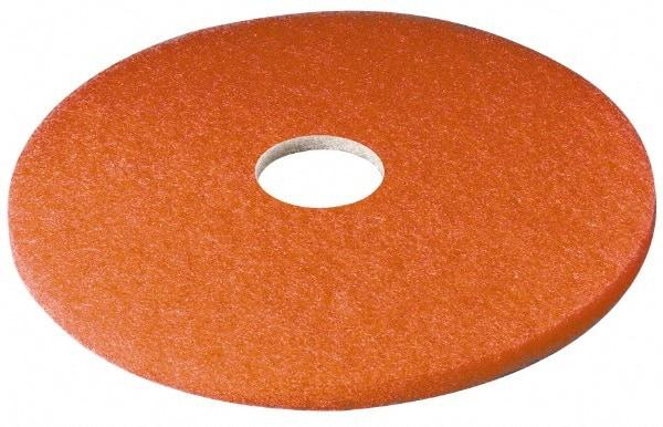 3M - Spray Buffing Pad - 12" Machine, Red Pad, Polyester - Caliber Tooling