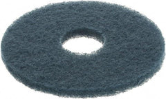 3M - Scrubbing Pad - 12" Machine, Blue Pad, Nylon & Polyester - Caliber Tooling