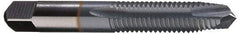 Cleveland - 5/8-11, 3 Flute, TiCN Finish, High Speed Steel Spiral Point Tap - Plug Chamfer, Right Hand Thread, 1.09" Thread Length, 2B Class of Fit, Series 1011TICN - Exact Industrial Supply