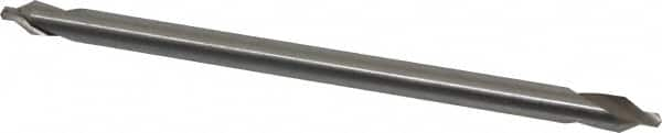 Interstate - #4 Plain Cut 60° Incl Angle High Speed Steel Combo Drill & Countersink - Caliber Tooling