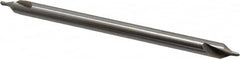 Interstate - #4-1/2 Plain Cut 60° Incl Angle High Speed Steel Combo Drill & Countersink - Caliber Tooling