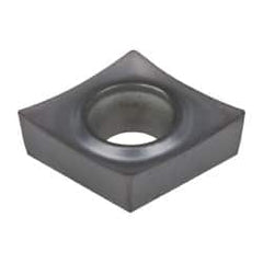 Kennametal - CCGT21.50.5 HP Grade KC5025 Carbide Turning Insert - TiAlN Finish, 80° Diamond, 1/4" Inscr Circle, 3/32" Thick, 0.0079" Corner Radius - Caliber Tooling