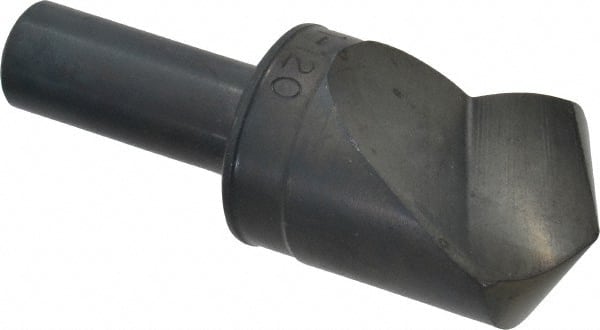 M.A. Ford - 1" Head Diam, 1/2" Shank Diam, 1 Flute 120° High Speed Steel Countersink - Caliber Tooling