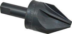 M.A. Ford - 1-1/4" Head Diam, 1/2" Shank Diam, 6 Flute 60° High Speed Steel Countersink - Caliber Tooling