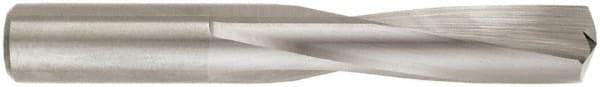 M.A. Ford - 9/64" 135° Spiral Flute Solid Carbide Screw Machine Drill Bit - ALtima Finish, Right Hand Cut, 15/16" Flute Length, 1-15/16" OAL, Straight Shank - Caliber Tooling