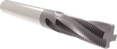 Allied Machine and Engineering - M4x0.70 Metric, 0.115" Cutting Diam, 3 Flute, Solid Carbide Helical Flute Thread Mill - Internal/External Thread, 0.276" LOC, 2" OAL, 1/8" Shank Diam - Caliber Tooling