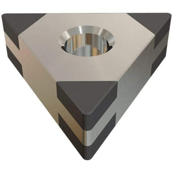 Iscar - TNGA331 TMC Grade IB55 CBN Turning Insert - Uncoated, 60° Triangle, 3/8" Inscr Circle, 3/16" Thick, 1/64" Corner Radius - Caliber Tooling