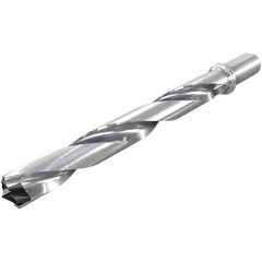 Iscar - 1-7/32 to 1.26" Diam, 4xD, 4.88" Max Drill Depth, 1-1/4" Shank Diam, 9.17" OAL, Replaceable Tip Drill - SOGX-T, SOMT-DT, SOMT-GF, SOMT-HD Insert, DR Toolholder, Series DR-Twist - Caliber Tooling