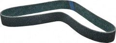 Brite Star - 2" Wide x 48" OAL, Aluminum Oxide Abrasive Belt - Aluminum Oxide, Very Fine, Nonwoven, Series SC-BS - Caliber Tooling