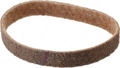 Brite Star - 1" Wide x 18" OAL, Aluminum Oxide Abrasive Belt - Aluminum Oxide, Coarse, Nonwoven, Series SC-BS - Caliber Tooling