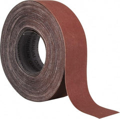 Tru-Maxx - 2" x 50 Yd 500 Grit Aluminum Oxide Cloth Roll - Super Fine Grade, J Weighted Backing - Caliber Tooling