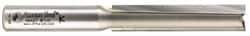 Amana Tool - 1/2" Diam, 1/2" Shank Diam, 2-1/2" Length of Cut, 2 Flute Straight Plunge Router Bit - 4-1/2" Overall Length, Carbide Tipped - Caliber Tooling