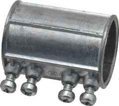 Thomas & Betts - 1-1/4" Trade, Die Cast Zinc Set Screw EMT Conduit Coupling - Noninsulated - Caliber Tooling