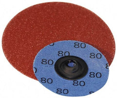 Superior Abrasives - 2" Disc Diam, 60 Grit, Aluminum Oxide Quick Change Disc - Type S Attaching System, Coated, Medium Grade - Caliber Tooling