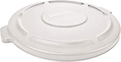 Rubbermaid - Round Lid for Use with 20 Gal Round Trash Cans - White, Polyethylene, For Brute Trash Cans - Caliber Tooling