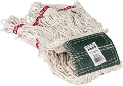 Rubbermaid - 5" Green Head Band, Medium Blended Fiber Loop End Mop Head - 4 Ply, Use for General Purpose - Caliber Tooling