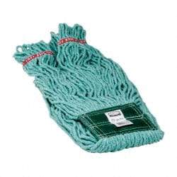 Rubbermaid - 5" Green Head Band, Medium Blended Fiber Loop End Mop Head - 4 Ply, Use for General Purpose - Caliber Tooling