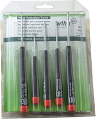 Wiha - 5 Piece, Hex Driver Set - Hex - Caliber Tooling