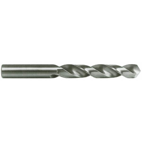 Jobber Length Drill Bit: 0.25″ Dia, 118 °, Solid Carbide Bright/Uncoated, 3.25″ OAL, Right Hand Cut, Spiral Flute, Straight-Cylindrical Shank