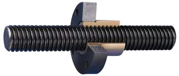 Keystone Threaded Products - 1-4 Acme, 6' Long, Alloy Steel Precision Acme Threaded Rod - Left Hand Thread, 2C Fit - Caliber Tooling