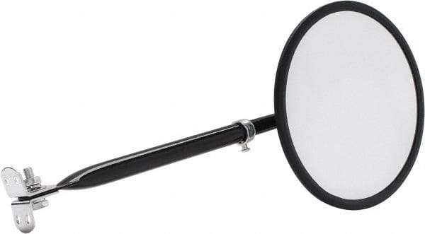 PRO-SAFE - Outdoor Round Vehicle/Utility Safety, Traffic & Inspection Mirrors - Glass Lens, 8" Diam - Caliber Tooling