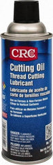 CRC - 16 oz Aerosol Cutting Fluid - Straight Oil, For Drilling, Reaming, Sawing, Shearing, Tapping, Threading, Turning - Caliber Tooling