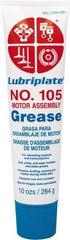 Lubriplate - 10 oz Tube Zinc Oxide General Purpose Grease - White, 150°F Max Temp, NLGIG 0, - Caliber Tooling