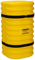 Eagle - 24" Wide x 24" Deep x 42" High, High Density Polyethylene Column Protector - Fits 10" Columns, Yellow - Caliber Tooling